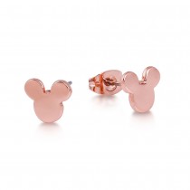 Bonne Qualité ♠ ♠ mickey mouse et ses amis , personnages Boucles d'oreilles en plaqué or rose Mickey Mouse Disney Couture -20